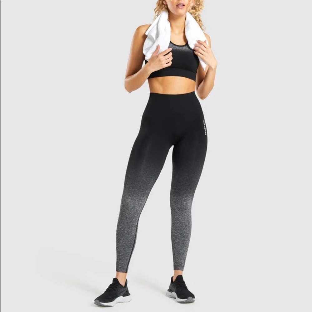 Adapt gray and black ombré leggings